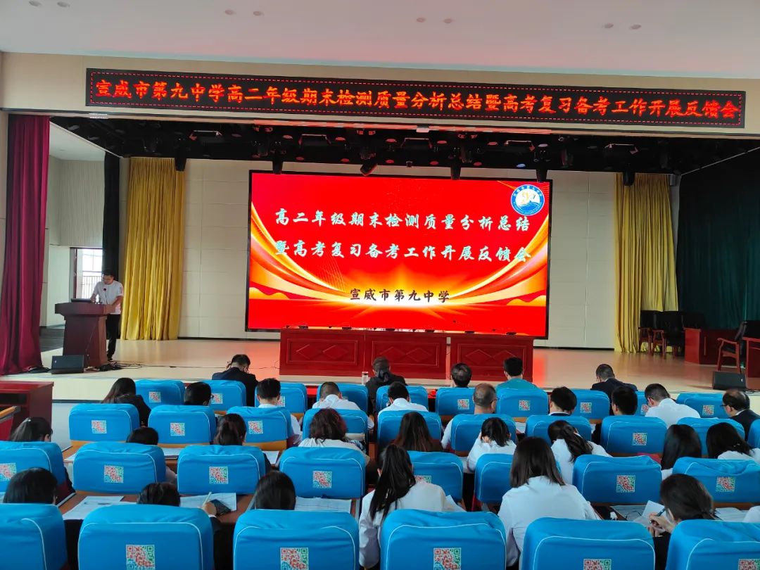 【互学互鉴研备考  经验传承再出发】宣威九中举行2024届、2025届新老高三备考经验交流暨开学工作会议-图片4