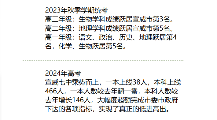 宣威市第七中学2024年高一年级招生简章-图片2